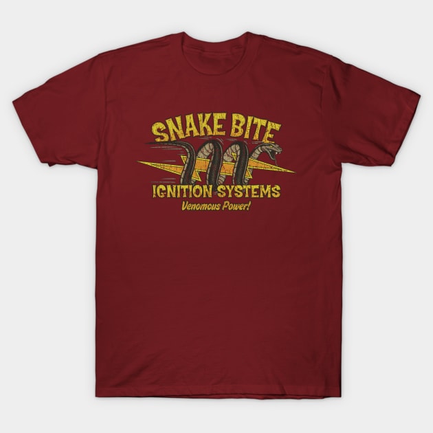 Snake Bite Ignition Systems 1985 T-Shirt by JCD666